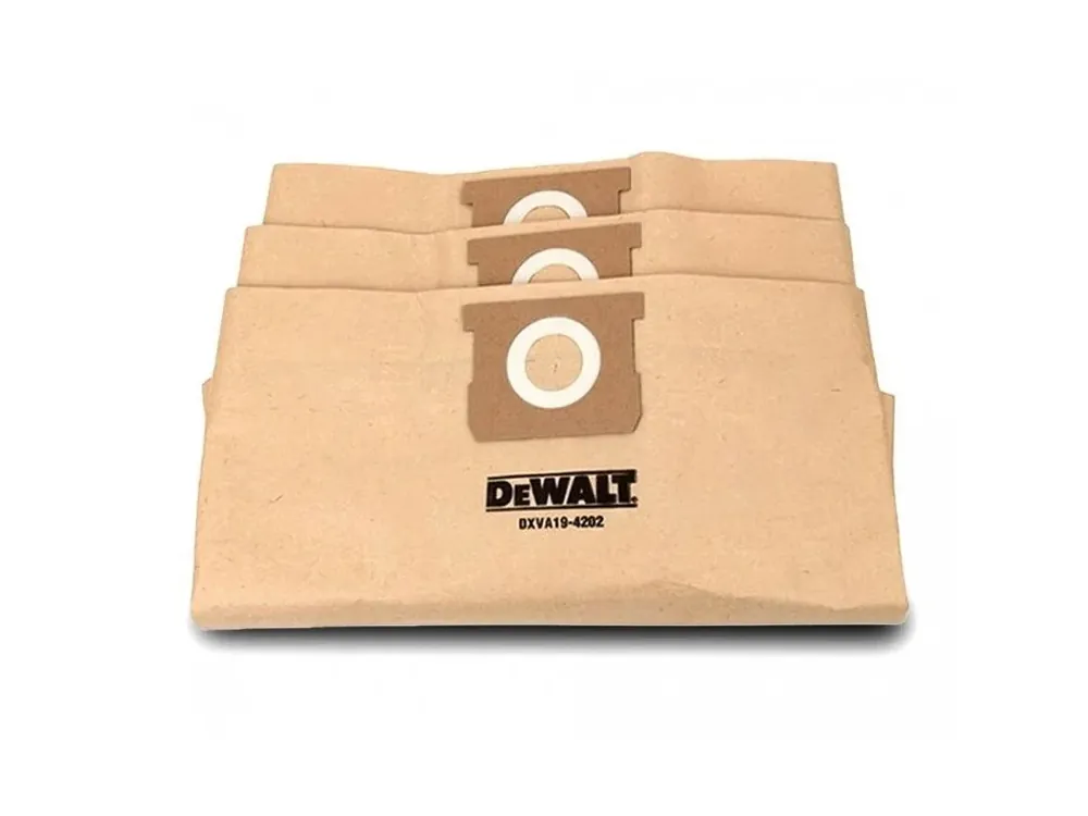 Akce Filtrační papírový sáček bal.3ks DXVA19-4204 pro vysavače DXV20 DeWALT