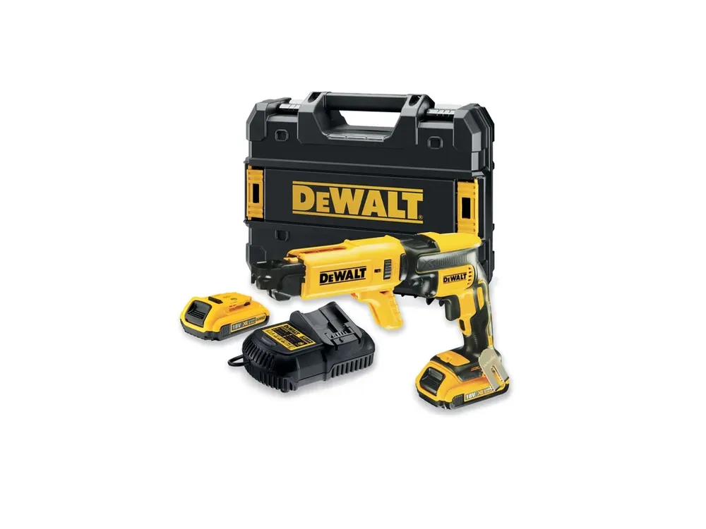 Aku bezuhlíkový sádrokartonářský šroubovák 18V XR 2,0Ah Li-Ion DCF620D2K DeWALT Rychlé Dodání