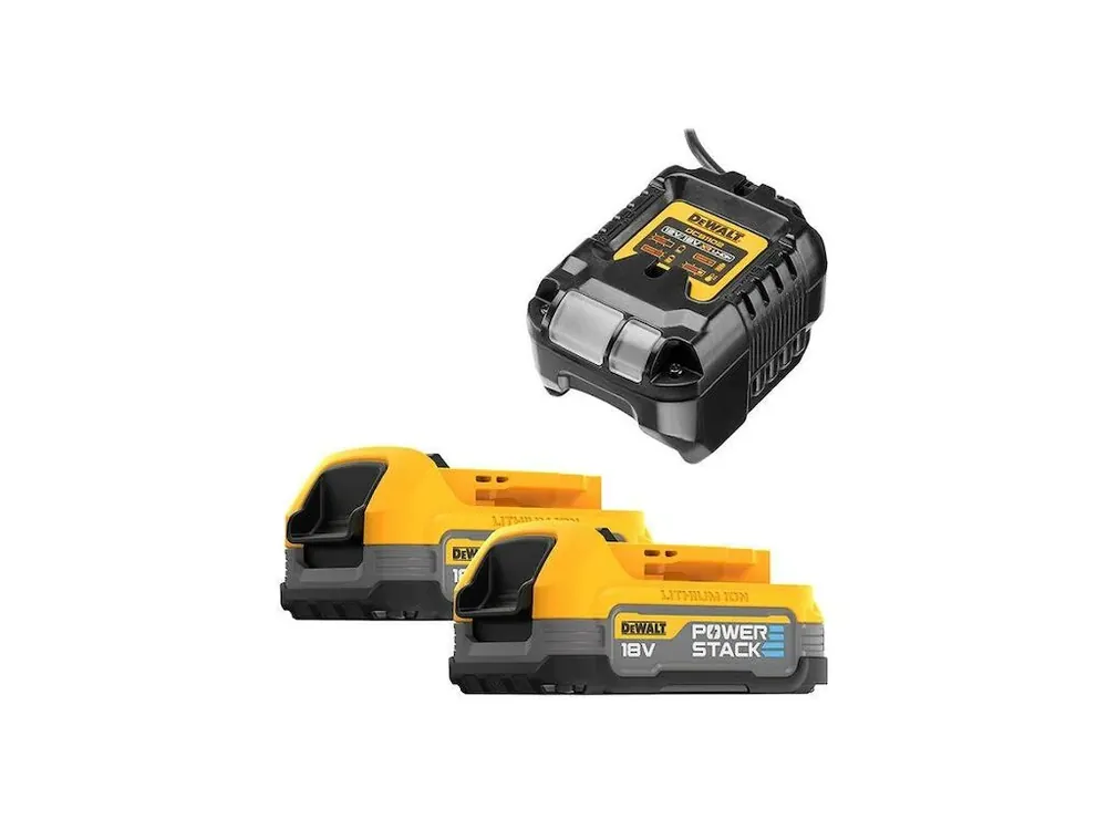 Rychlé Dodání Nabíječka 10,8-54 V + 2ks baterie 1,7Ah DCB1102E2 DeWALT