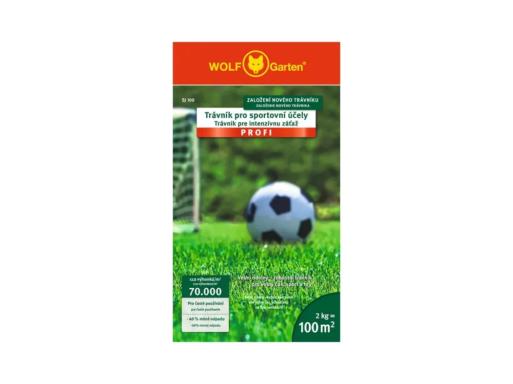 Travní osivo Profi 2kg WOLF-Garten 3821845 Rychlé Dodání
