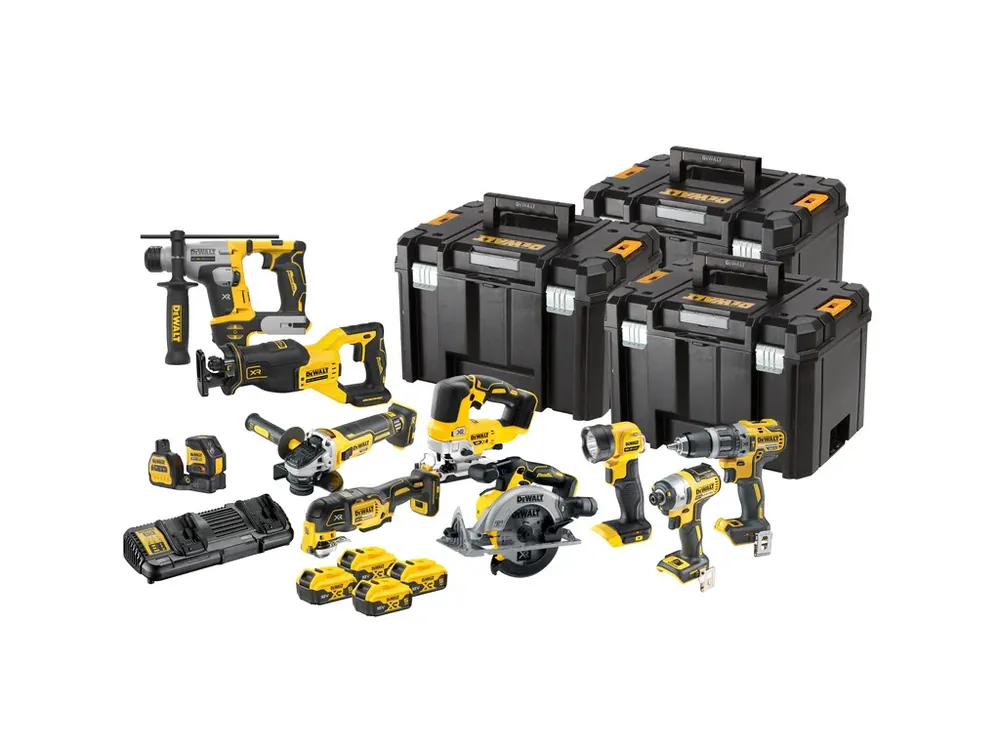 Aku kombinovaná sada 18V 4x 5,0Ah DCK1012P4T DeWALT Aktuální
