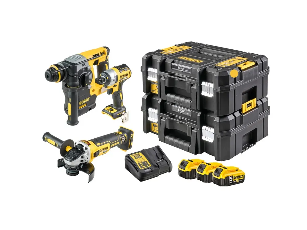 Hit Sezóny Aku kombinovaná sada 18V 3 x 5,0A DCK305P3T DeWALT