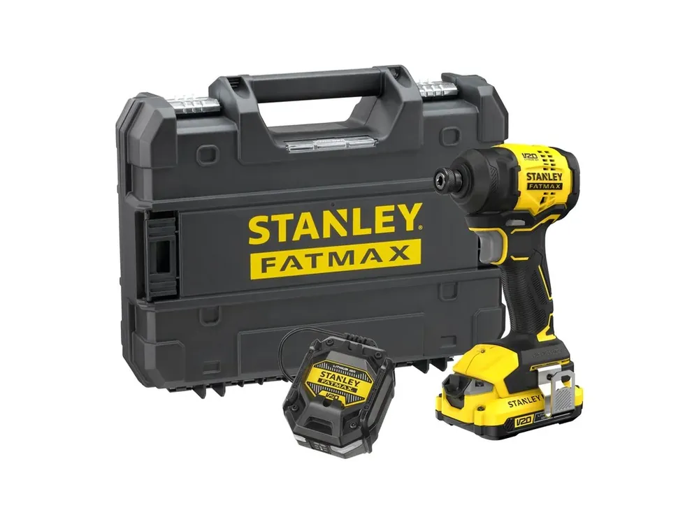 Originální Aku rázový utahovák 1/4" 18V 2,0Ah Li-Ion SFMCF811D1T Stanley FATMAX V20