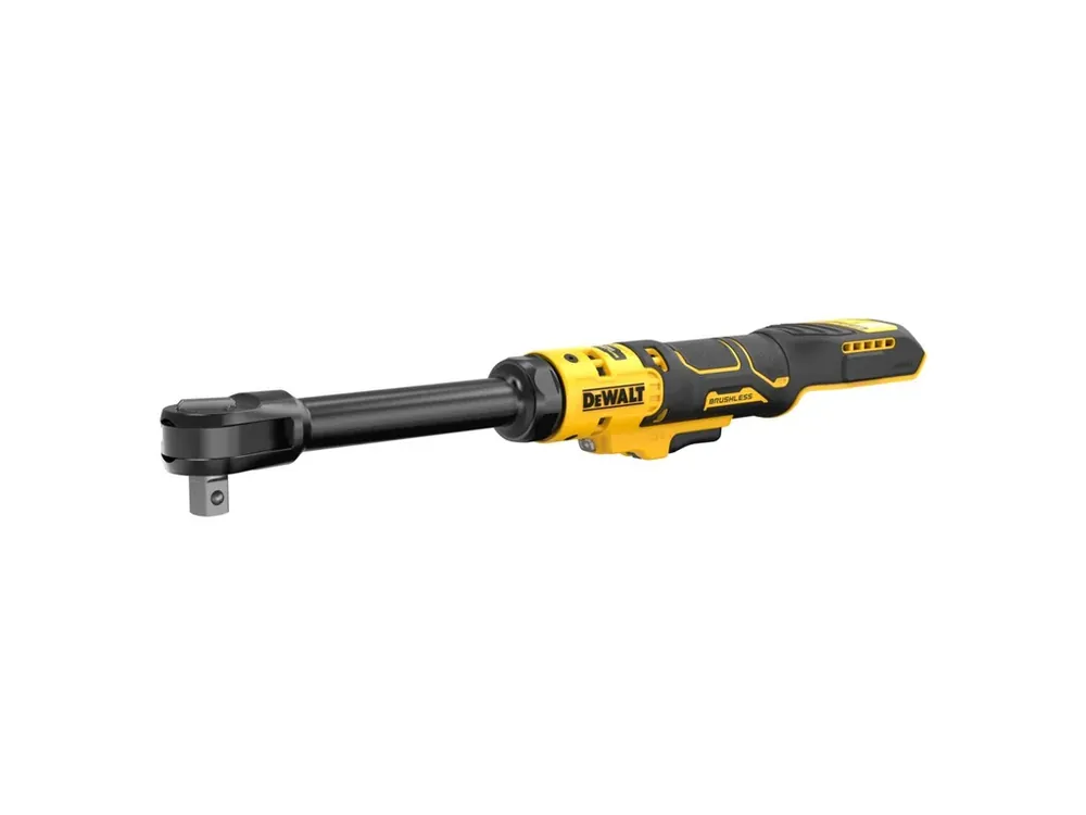 Hit Sezóny Aku bezuhlíková ráčna s prodlouženou hlavou 18V 1/2" DCF512EN DeWALT (bez aku a nabíječky)