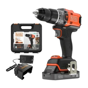 Aku bezuhlíková příklepová vrtačka 2,0Ah Li-Ion 18V BLD683D1XK BLACK&DECKER Časově Omezené