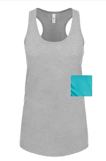 Expresní Doručení L-shop Dámské tílko Racerback - br. tyrkysová XL