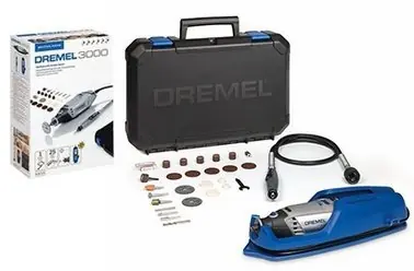 Zlevněný Frézka/vrtačka DREMEL 3000 Series EZ Wrap case, 25ks přísl., ohebná hřídel, plast. kufr
