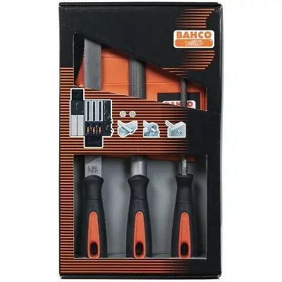 Must-Have BAHCO Sada pilníků délka 250mm, sek 2, s rukojetí, třídílná