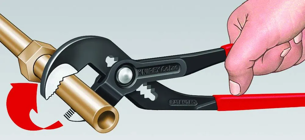 Jen Po Omezenou Doba KNIPEX Kleště na trubky a klíč na matice v jednom nástroji 8701250