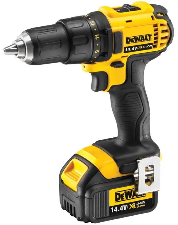 Aktuální DEWALT Akumulátorový vrtací šroubovák DCD730L2 - 2 x aku