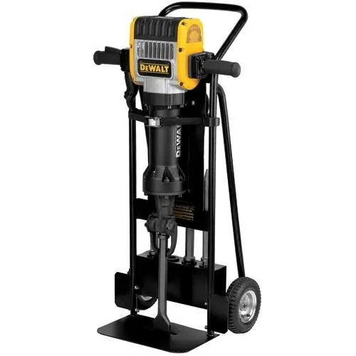 Autentický DEWALT 30kg demoliční kladivo 28mm HEX, 2 000W, 52 J*, 31 kg, včetně vozíku a špičatého sekáče