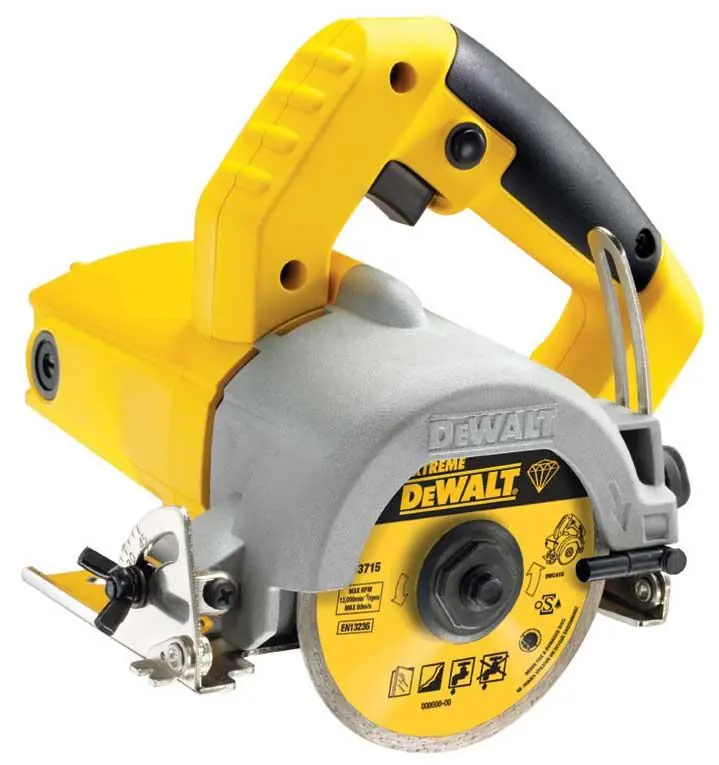 DEWALT Ruční řezačka pro mokré řezání dlažby 110 mm, 1 300 W mokré i suché řezání Cenová Bomba