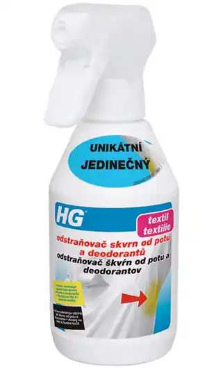 Nejlepší Cena HG odstraňovač skvrn od potu a deodorantů