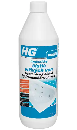 HG hygienický čistič vířivých van Nová Kolekce