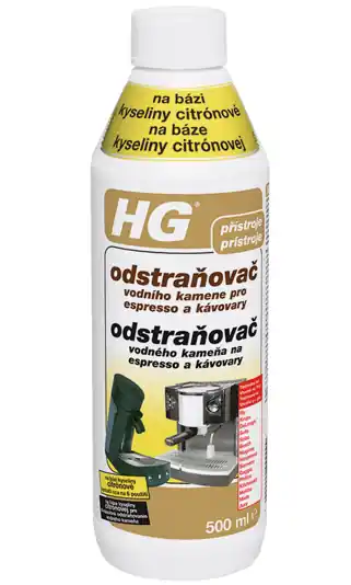 HG odvápňovač kávovarů na bázi kyseliny citronové Speciální Cena