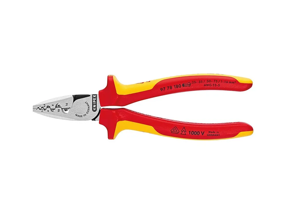 Kleště na kabelové koncovky KNIPEX Nová Kolekce