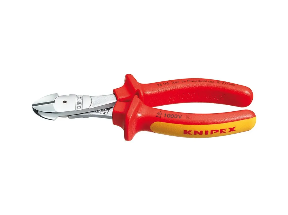 Koupit Online Kleště 7406160.09 štípací boční VDE 1000V 160 Knipex