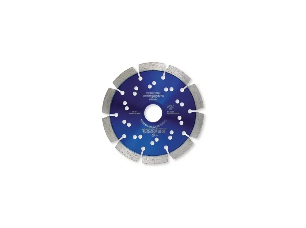 Cenový Hit Kotouč CONSTRUCTIONline CLT 125x22,2 diamantový dělicí pro suchý řez 411658