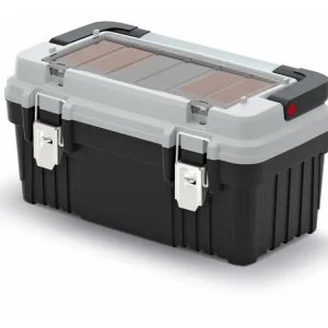 Nejlepší Volba Kufr OPTIMA 470x256x238 s kov. držadlem, šedý