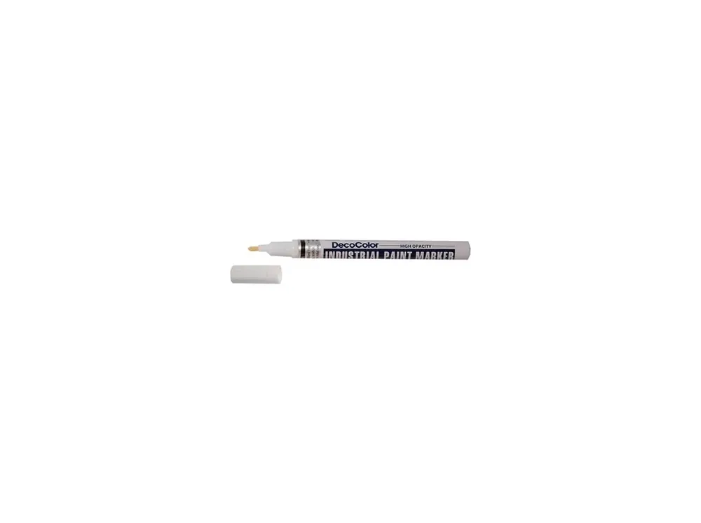 Tovární Cena Popisovač Marvy 221, 1mm bílý permanent (náhrada za Sakura 42300 1mm )