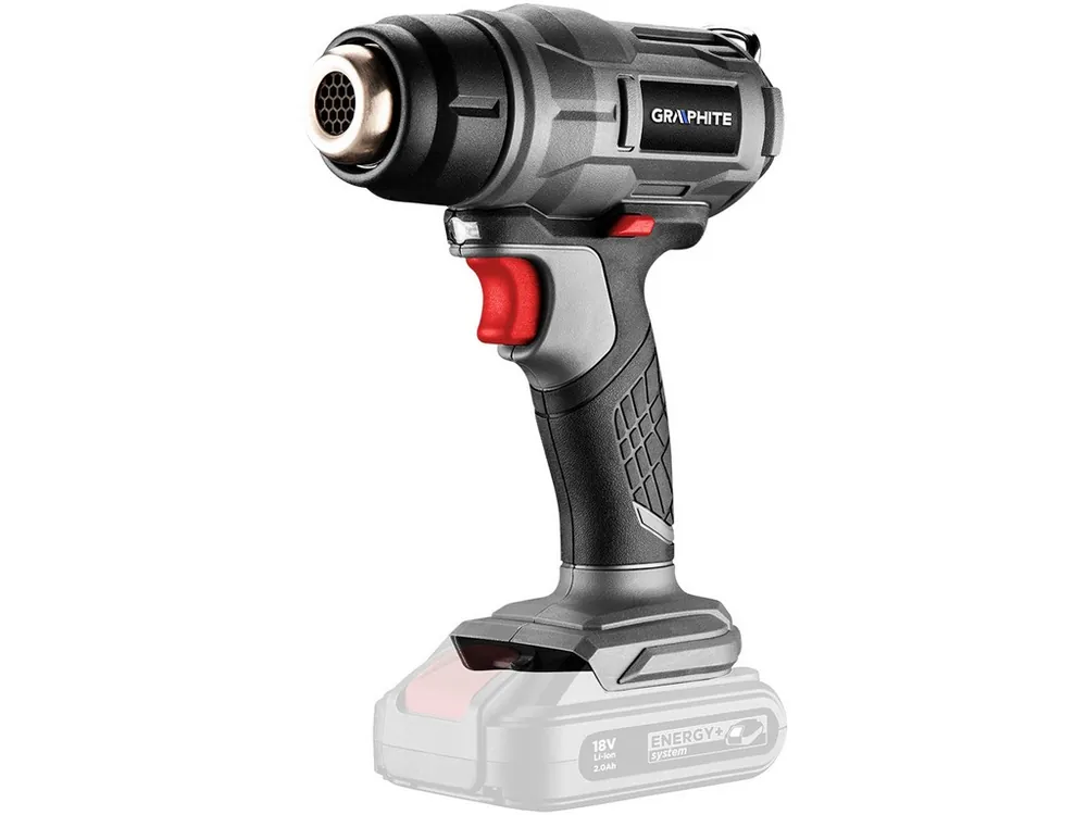 Nová Kolekce Pistole Aku opalovací vč. 3 nástavců Energy+ 18V bez baterie Graphite