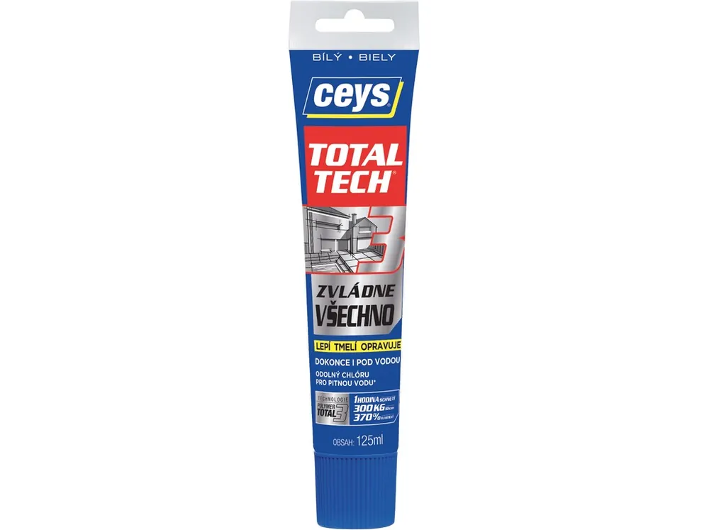 Lepidlo Total Tech Express bílé tuba 125 ml Top Prodej