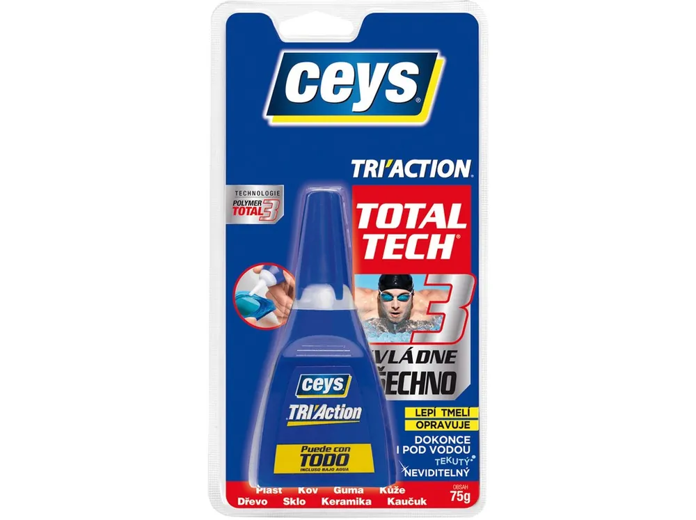 Rychlé Dodání Lepidlo Total Tech TRI´Action 75 g