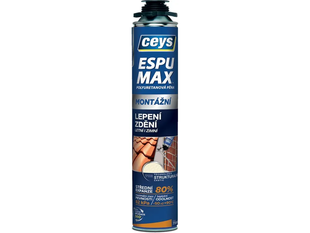 Pěna Espumax PU pro izolaci a výplně 750 ml Ověřený