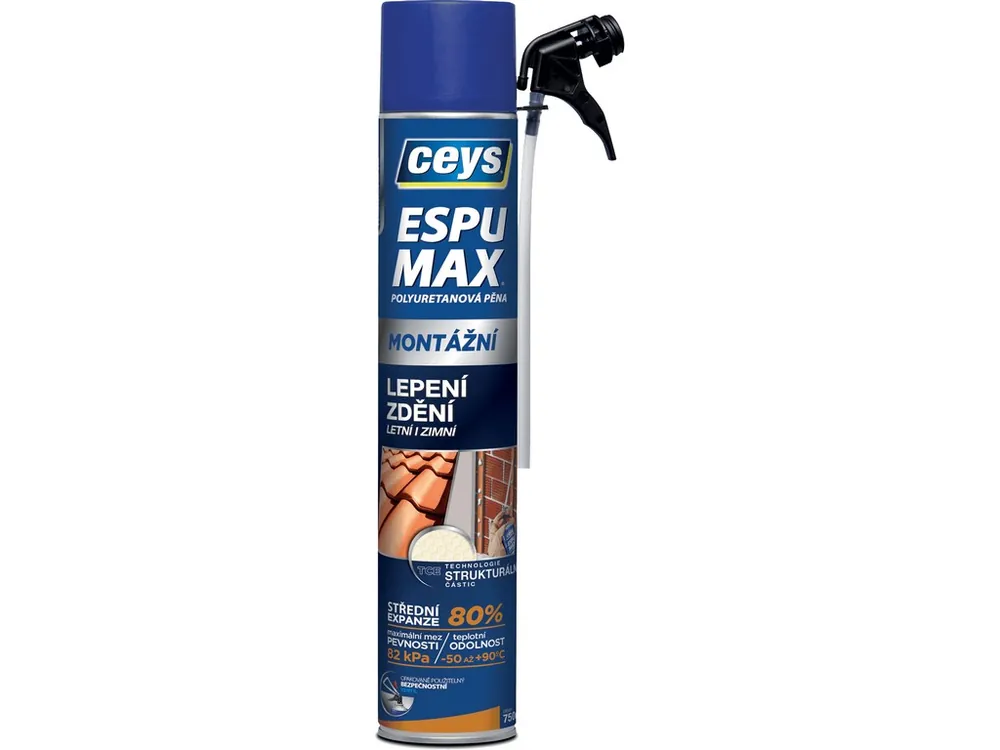 Pěna Espumax PU pro izolaci a výplně s aplik. 750 ml Top Prodej