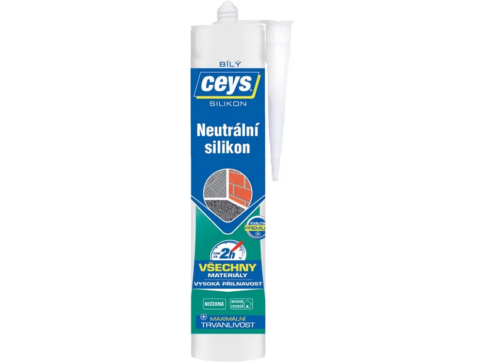 Silikon Neutralní bílý 280 ml Nová Kolekce