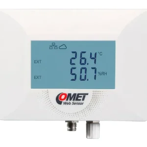 Ověřený COMET TA3621 – snímač pro digitální sondu T/RH nebo CO2 s Eth. výstupem a PoE