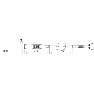 Cenově Výhodný čidlo GF 1T-T3-B-BS ponorné Pt1000 třída B (611088)