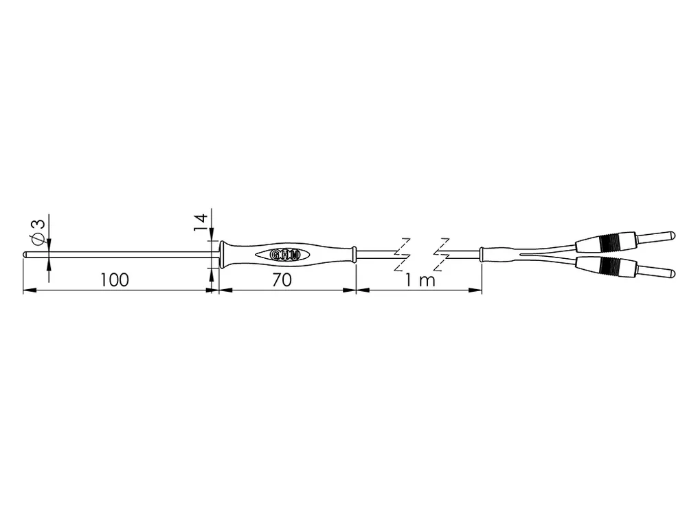 Cenově Výhodný čidlo GF 1T-T3-B-BS ponorné Pt1000 třída B (611088)
