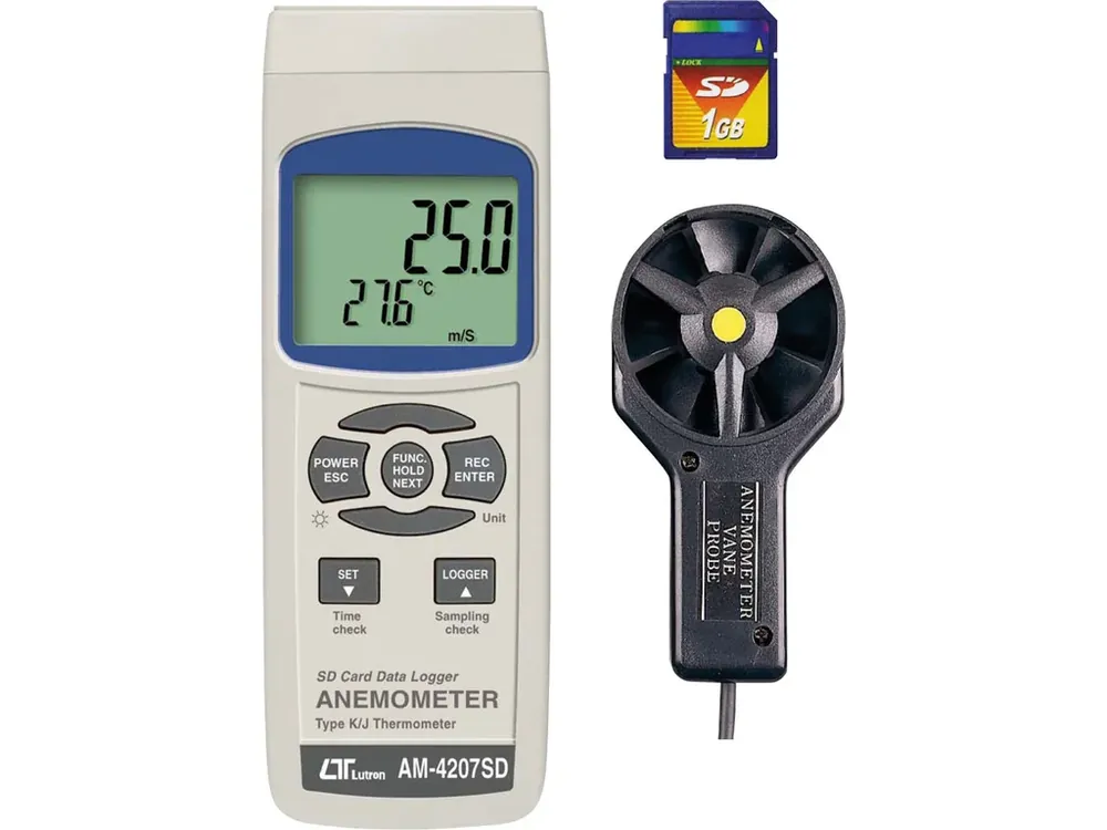 Oblíbený anemometr LUTRON AM-4207SD