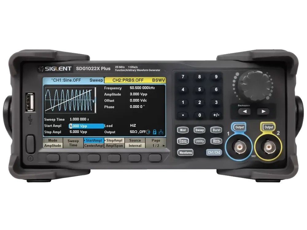 Must-Have generátor SIGLENT SDG1022X Plus