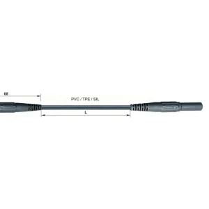 měřicí šňůra XMF-414 1m rudá Nejprodávanější