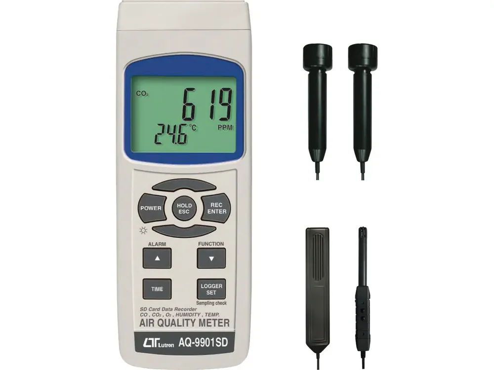 Super Cena měřič CO a CO2 LUTRON AQ-9901SD