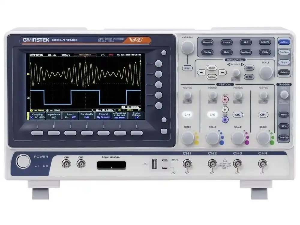 Bezpečná Platba osciloskop GW Instek GDS-1104B