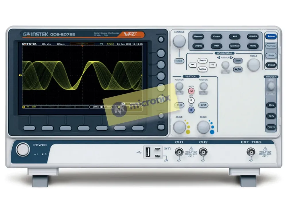 Zlevněný osciloskop GW Instek GDS-2202E