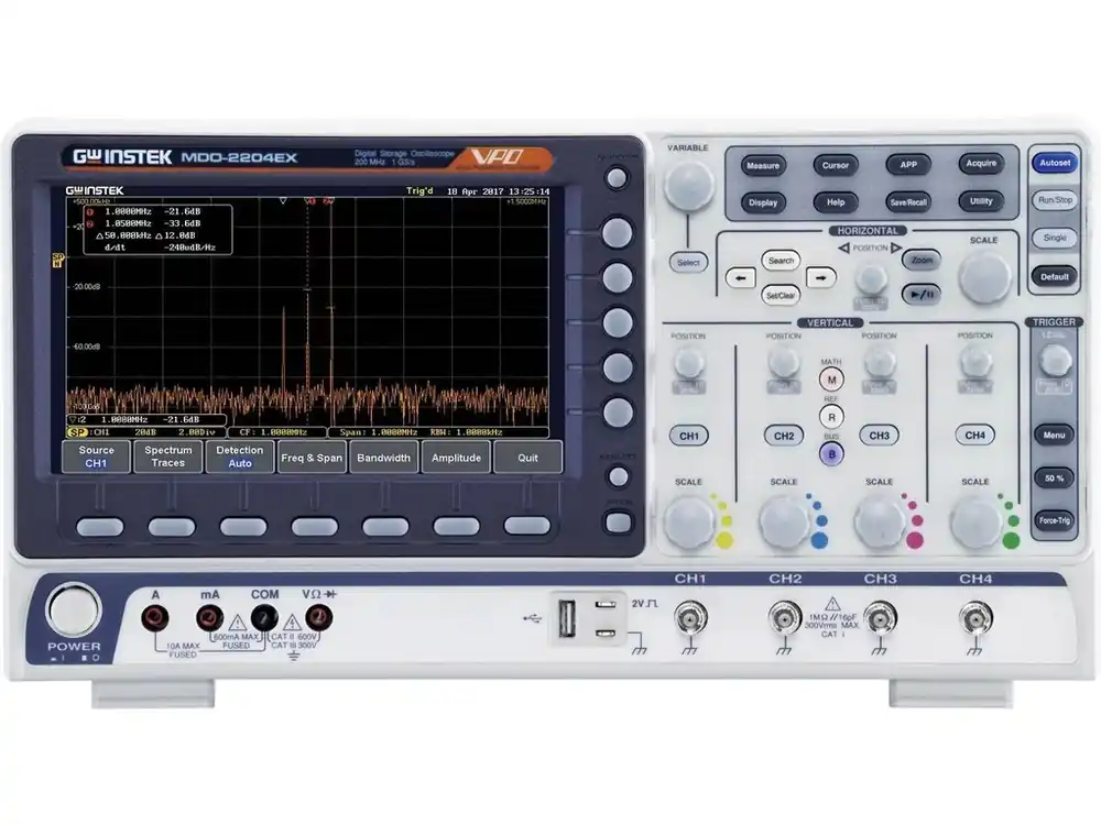Pouze Dnes osciloskop GW Instek MDO-2204EX