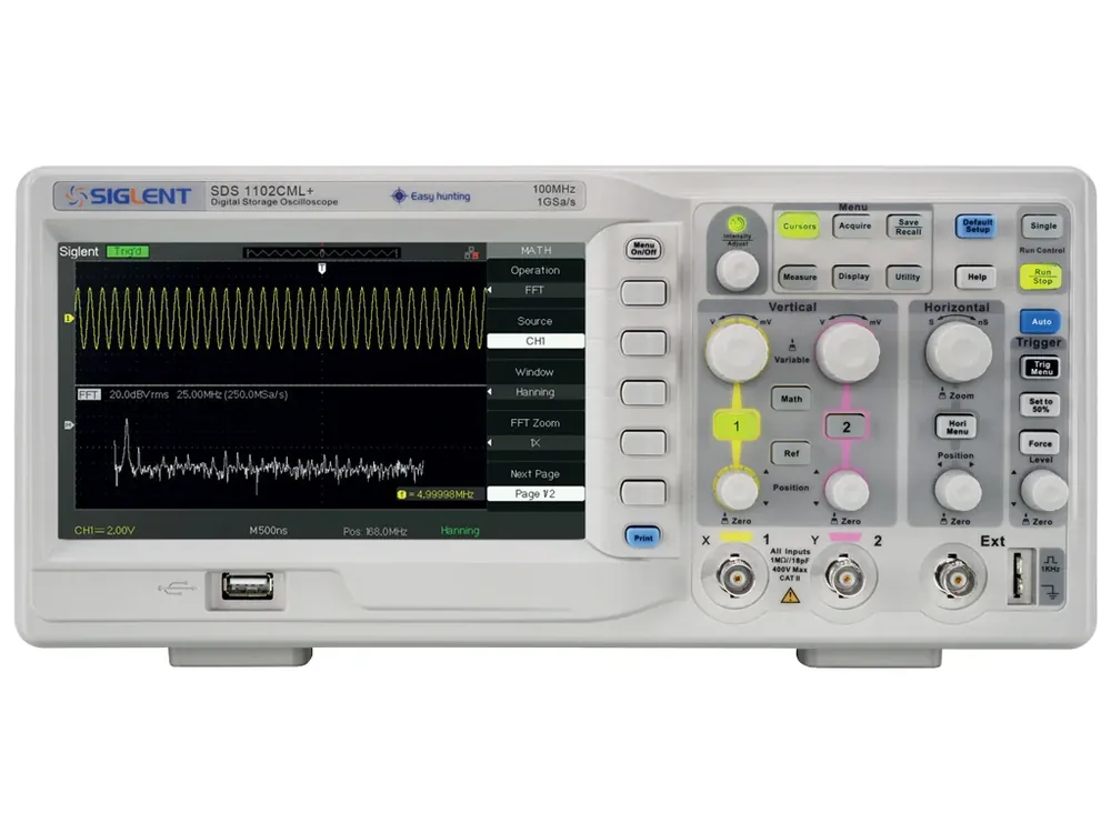 osciloskop Siglent SDS1102CML+ Výhodná Nabídka