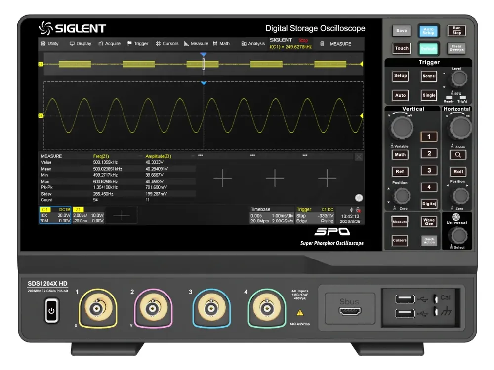 osciloskop Siglent SDS1204X HD Zlevněný