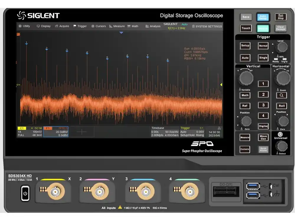 osciloskop Siglent SDS3034X HD Jen Po Omezenou Doba