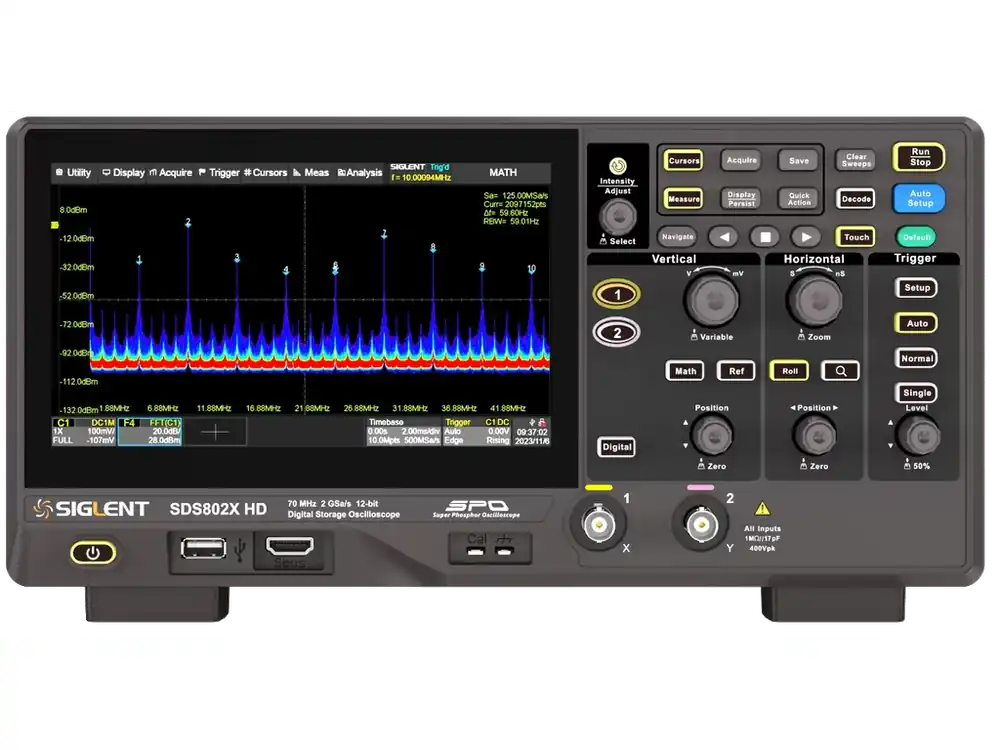 Akce osciloskop Siglent SDS822X HD