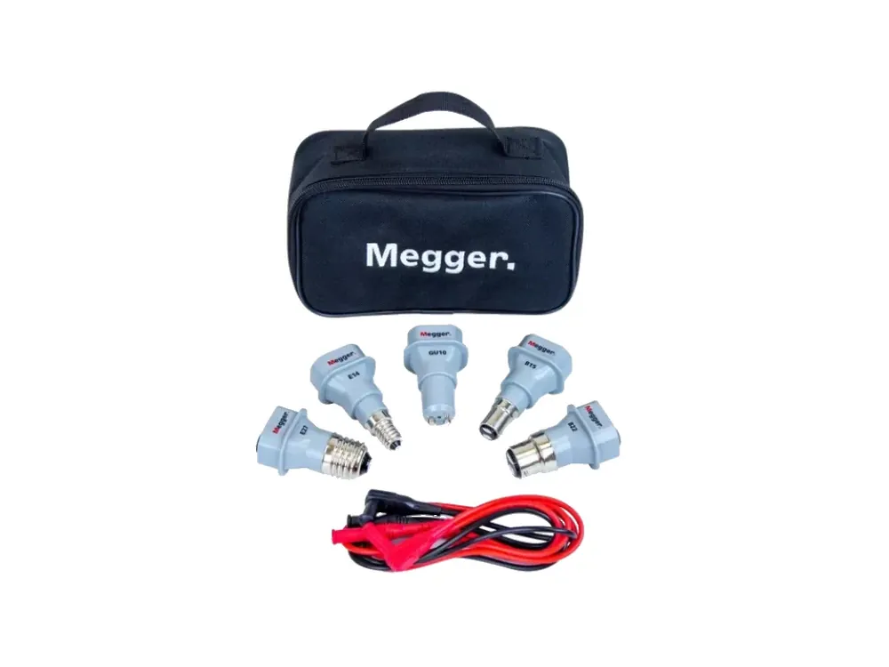 Bezpečná Platba sada adaptérů pro lampy Megger LA-Kit (Lamp Adaptor Kit 1014-833)