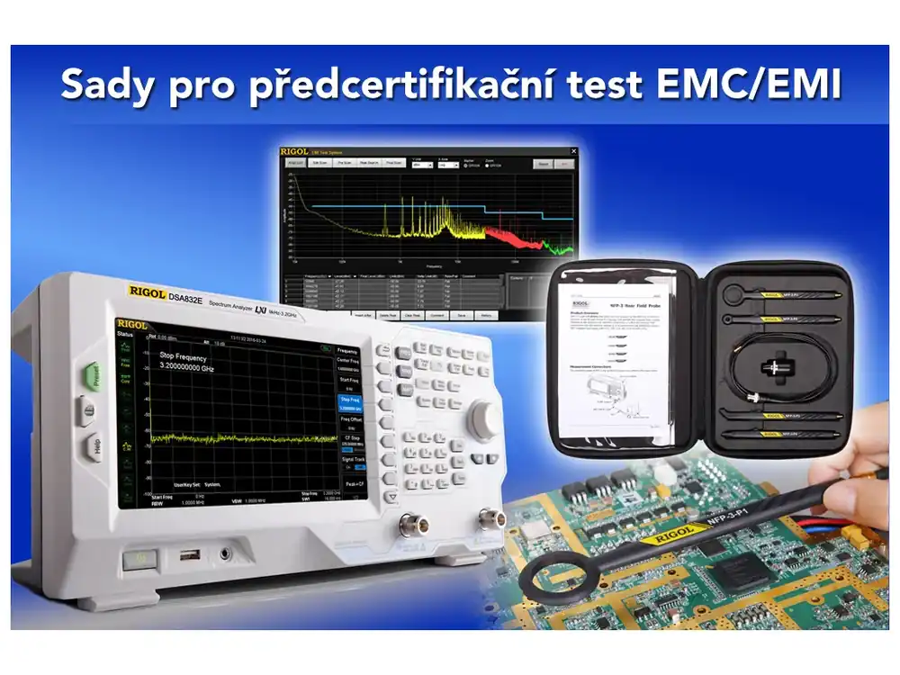 Nakupujte Hned sada EMC/EMI RIGOL DSA832