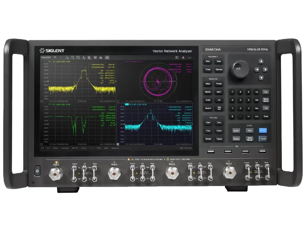 Must-Have vektorový síťový analyzátor SIGLENT SNA6134A