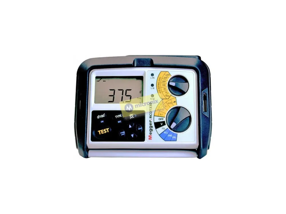 tester proudových chráničů RCDT330 Must-Have