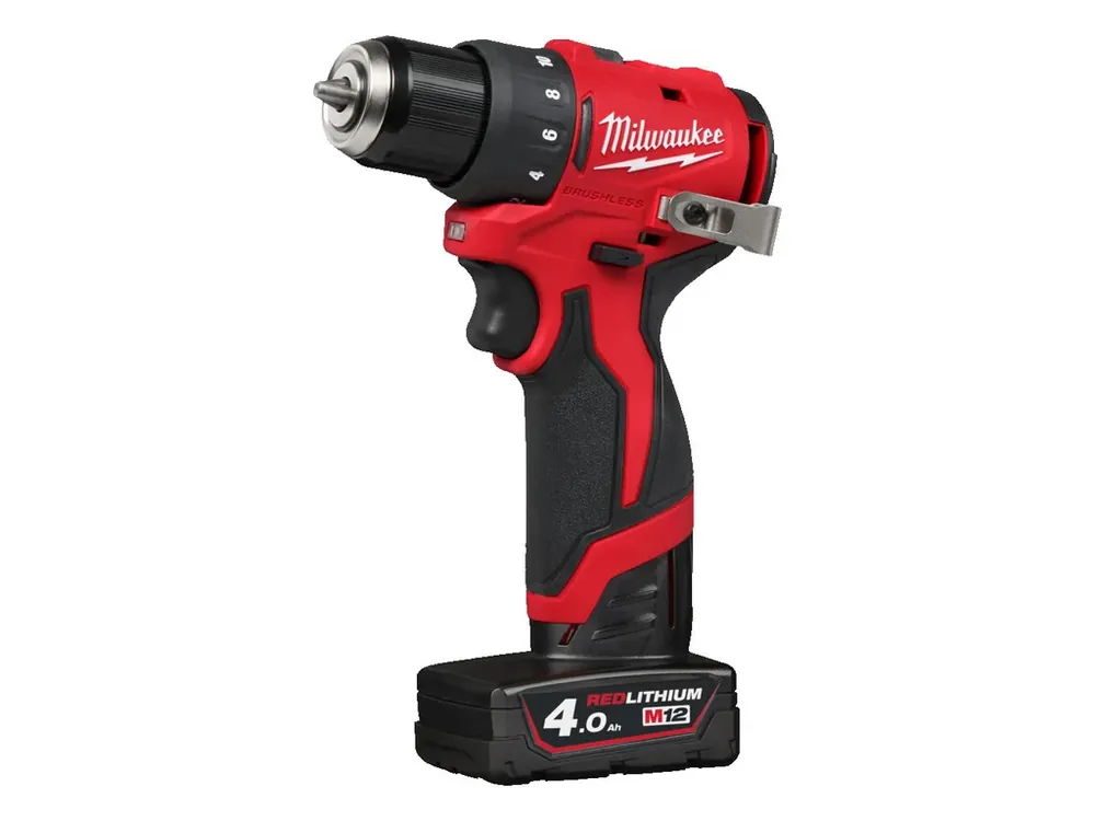 M12™ kompaktní bezuhlíkový šroubovák Milwaukee M12 BLDDRC-402C Zlevněný