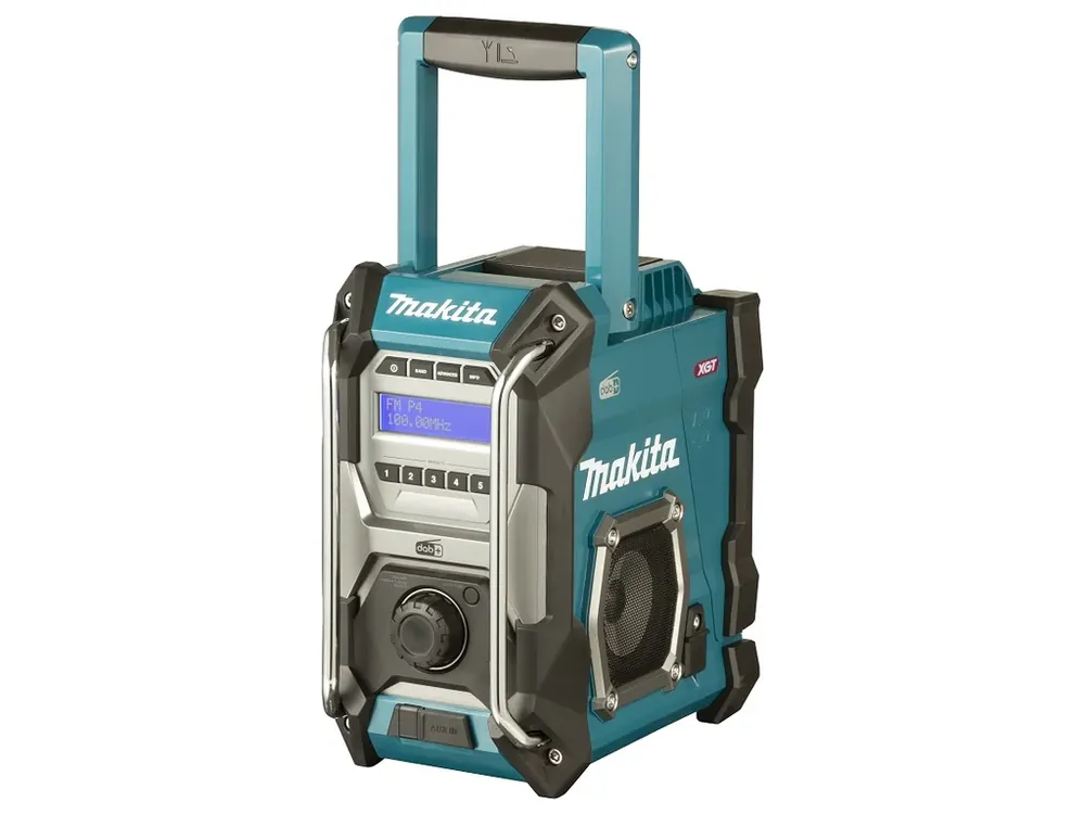 Nová Kolekce Aku rádio DAB s Bluetooth Makita, Li-ion CXT, LXT, XGT,12V-40V MR004GZ bez batrie